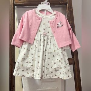 NWT little me bunny dress
